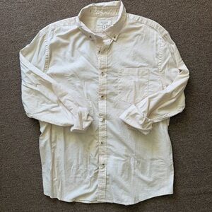 Banana Republic Beige Gingham Shirt